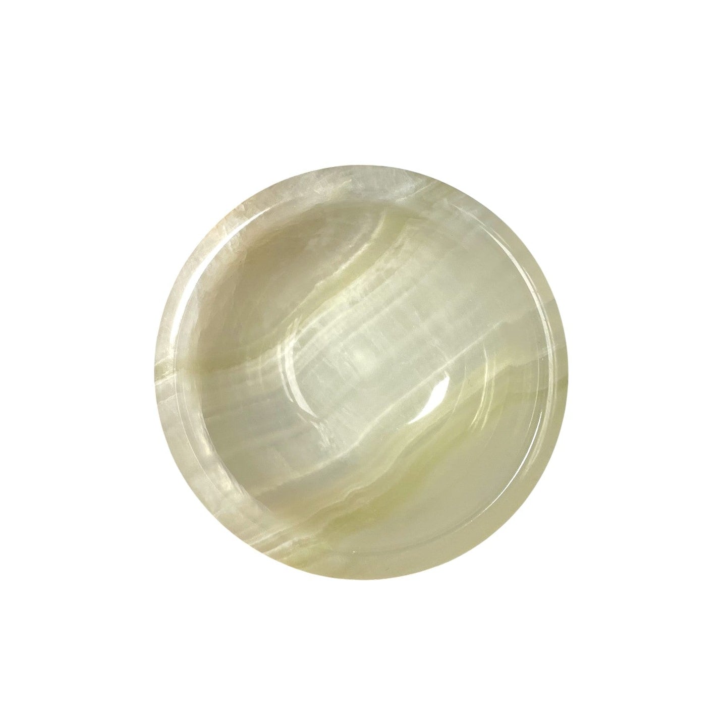 Pistazien Calcit Schale