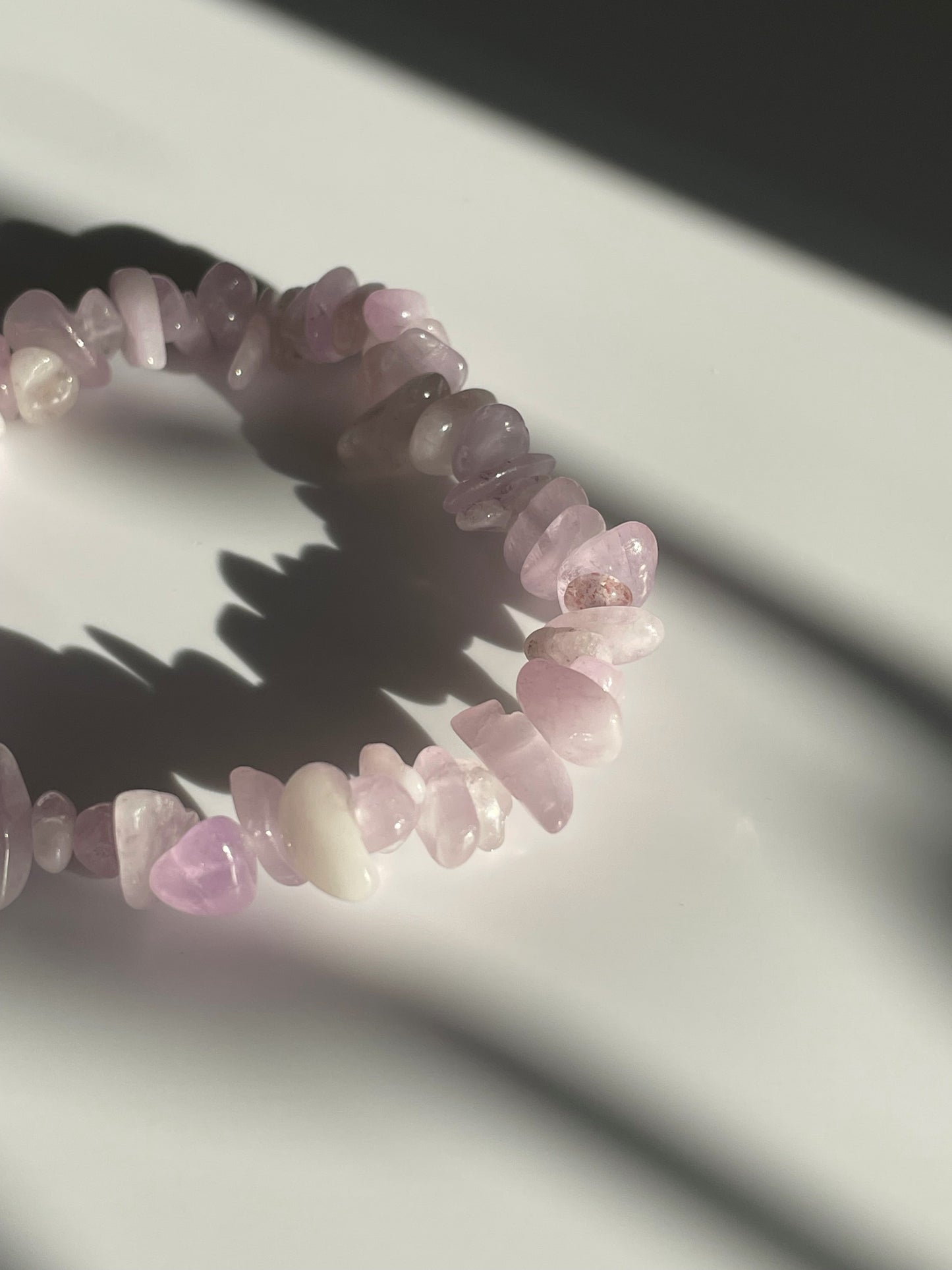 Kunzit Splitterarmband