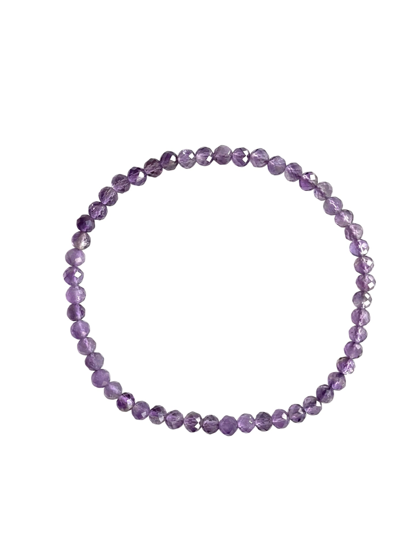 Facettierter Amethyst Armband