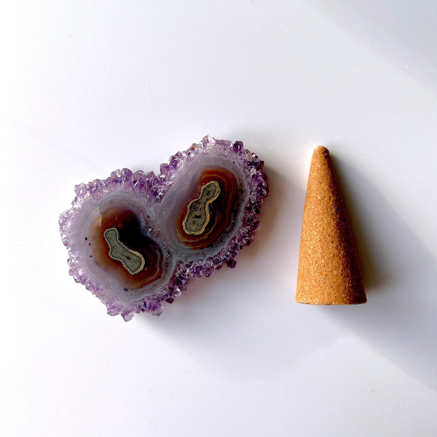 Amethyst Stalaktit Slice