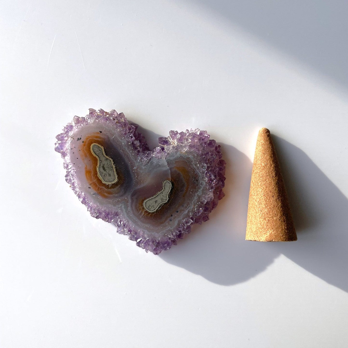 Amethyst Stalaktit Slice