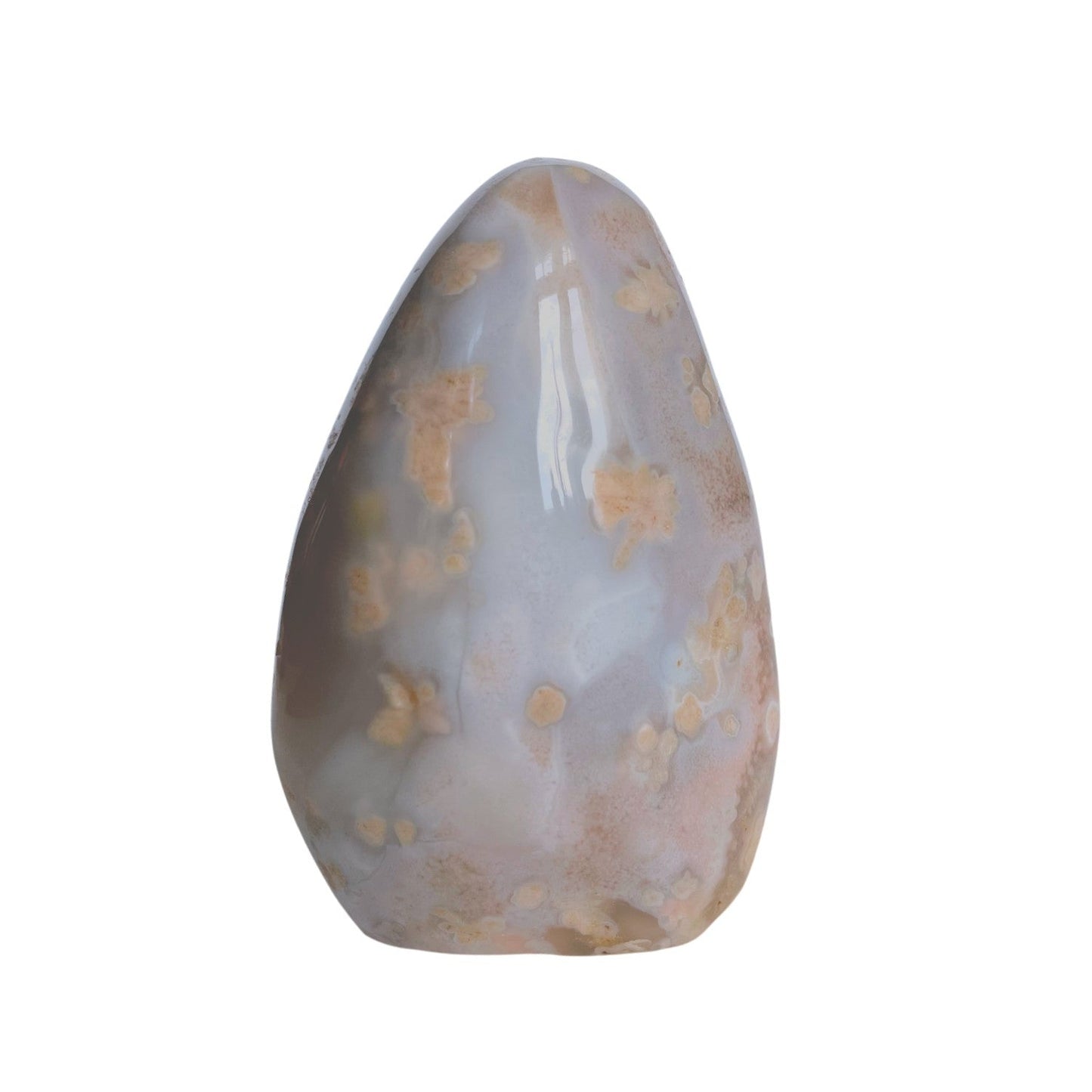 Pinker Amethyst x Blumenachat Freiform