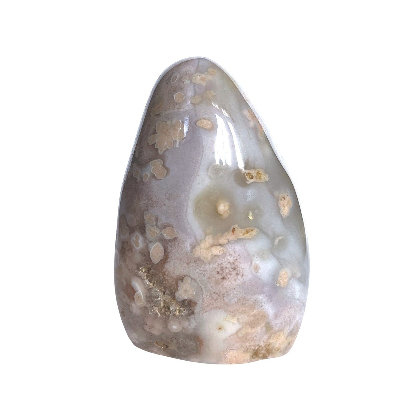Pinker Amethyst x Blumenachat Freiform