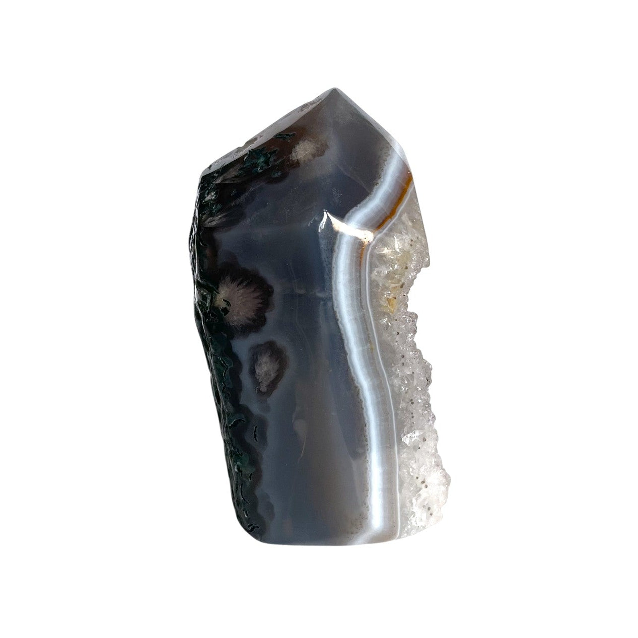 Achat Turm mit Druse